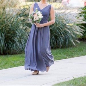 Bill Levkoff Bridesmaid Dress 1115 in Pewter